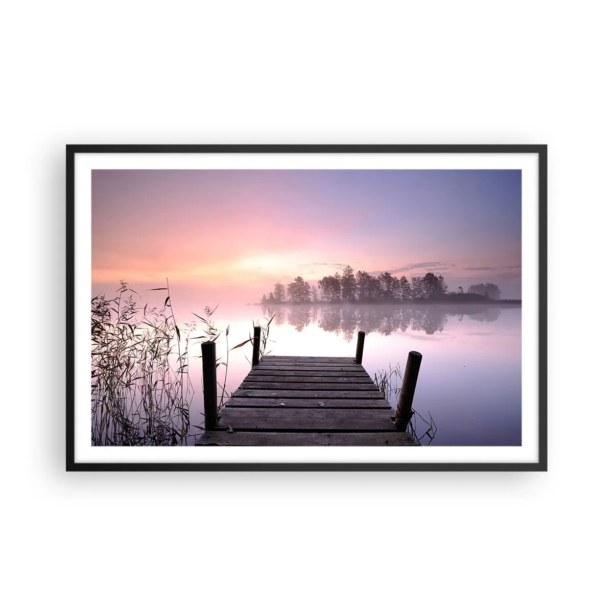 Affisch i svart ram - Ur liljedimman... - 91x61 cm