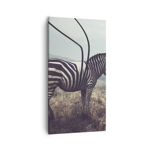 Canvastavla - Bild på duk - Akta! Fel - 55x100 cm