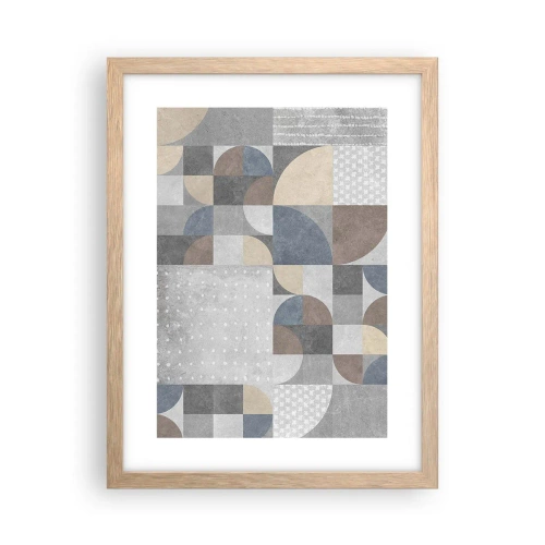 Affisch i ram av ljusek - Keramisk fantasi - 30x40 cm