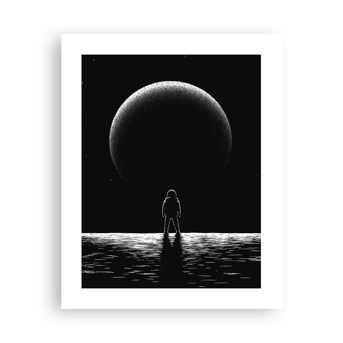 Affisch - Ansikte mot ansikte - 40x50 cm