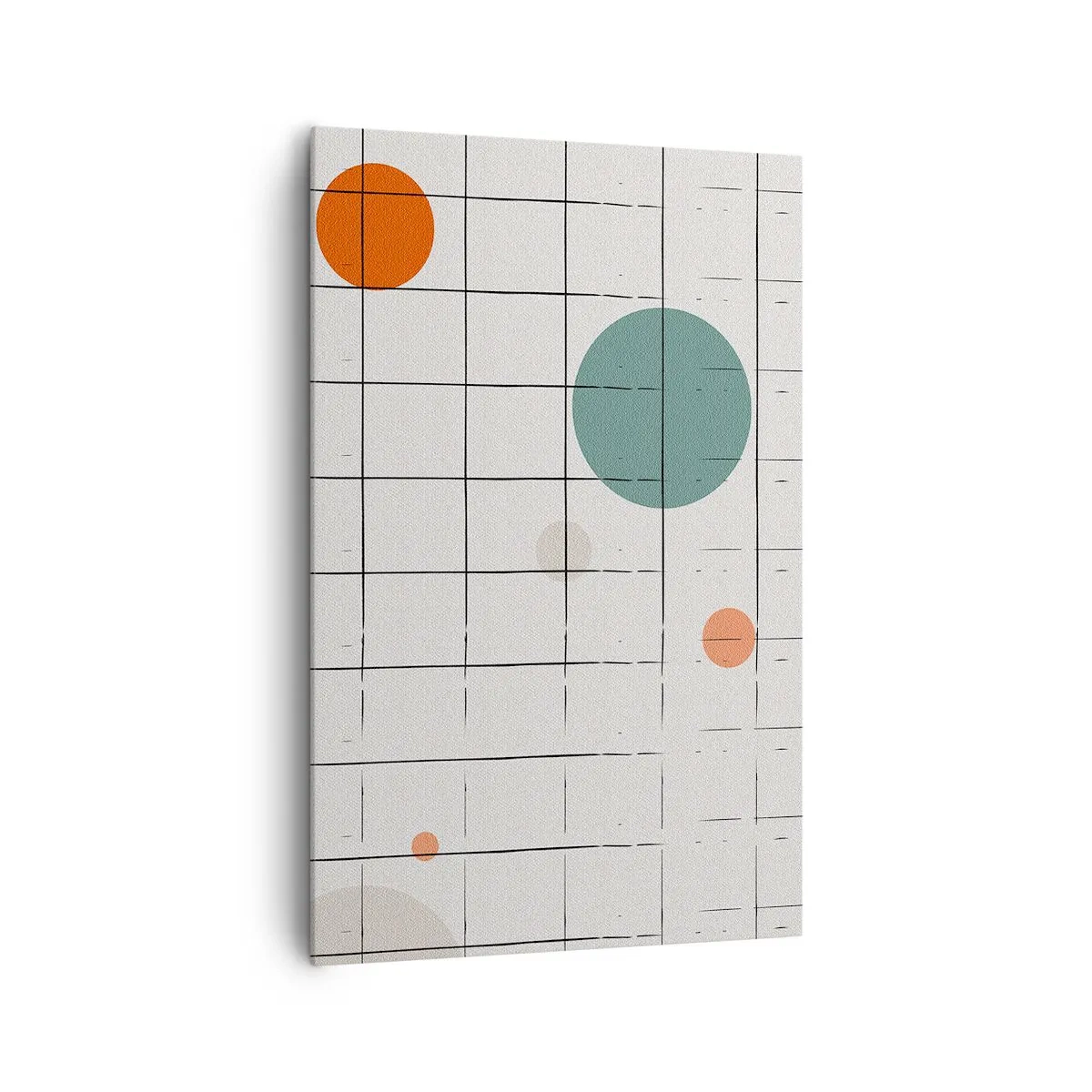 Canvastavla - Bild på duk - Fångade. Vi eller de? - 80x120 cm