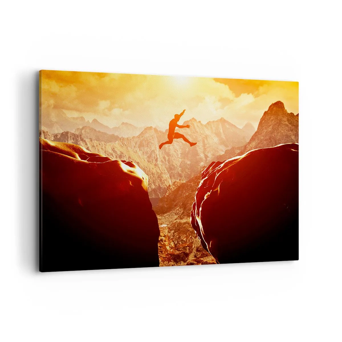 Canvastavla - Bild på duk - Passera gränser - 100x70 cm