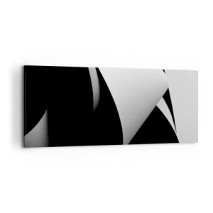 Canvastavla - Bild på duk - Ljusplan från skuggornas djup - 100x40 cm