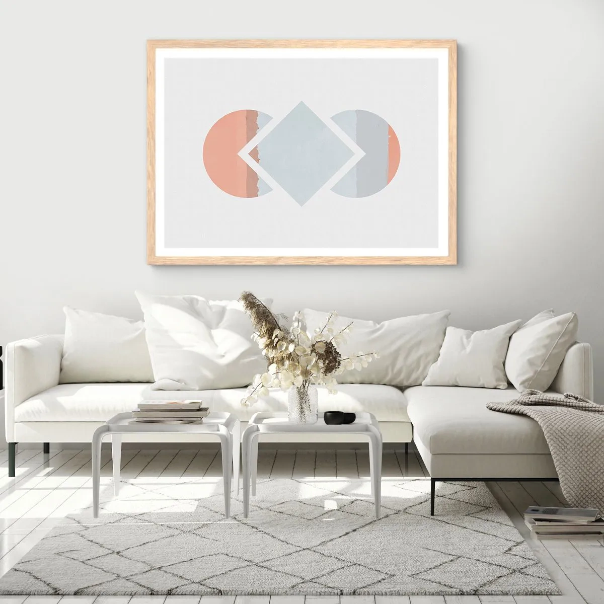 Affisch i ram av ljusek - Situationen är klar - 40x30 cm