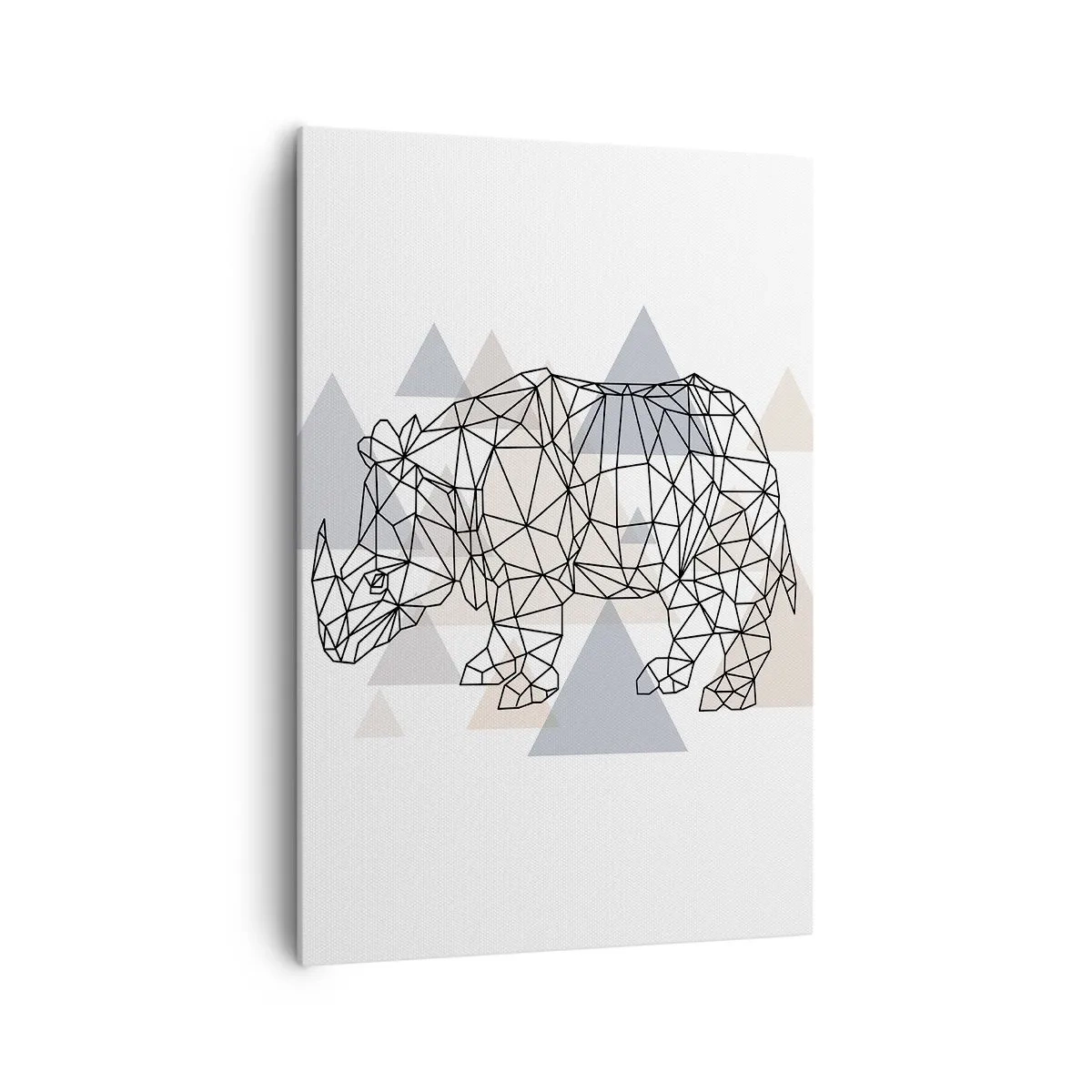 Canvastavla - Bild på duk - Kraftens struktur - 70x100 cm