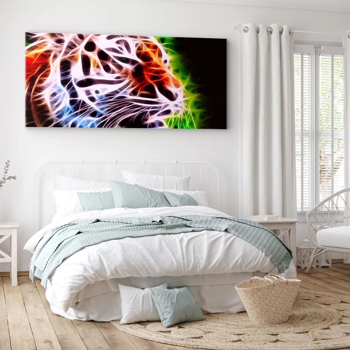 Canvastavla - Bild på duk - Farlig stämning - 100x40 cm