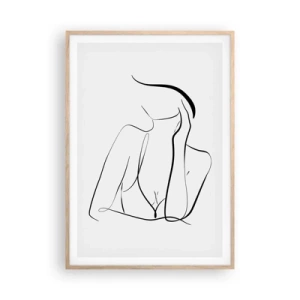 Affisch i ram av ljusek - På drömvågen - 70x100 cm