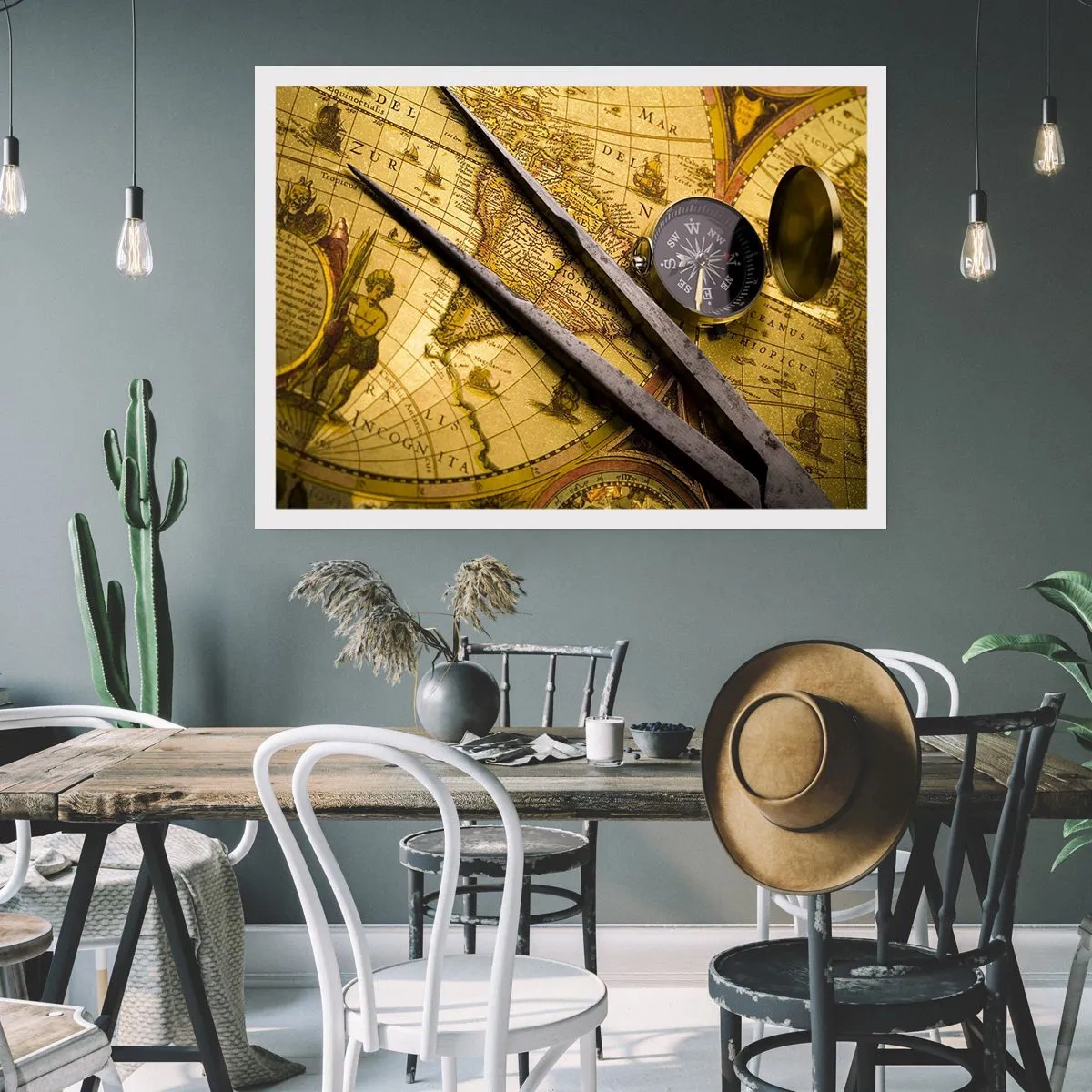 Affisch - Var är skatterna? - 100x70 cm