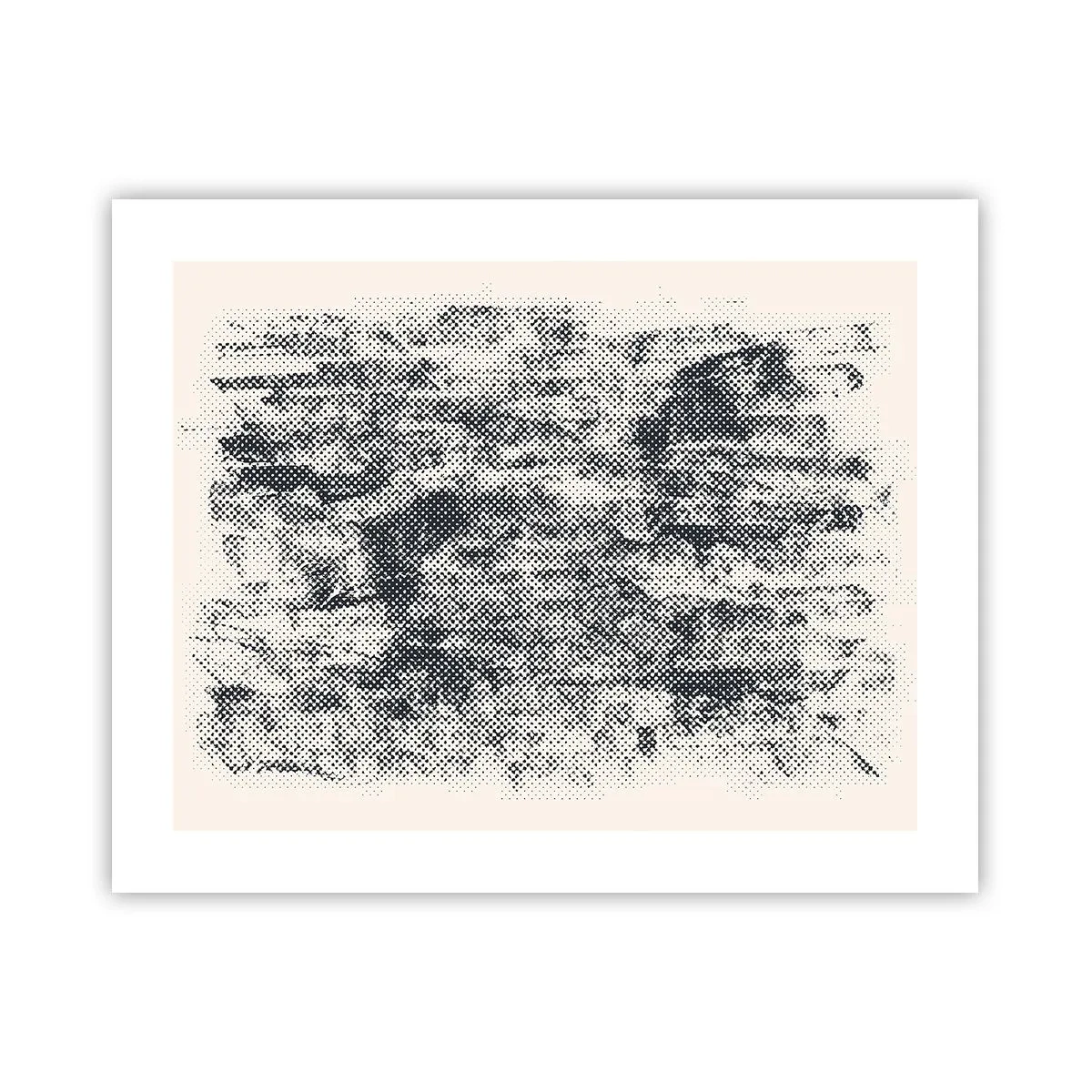 Affisch - Dimmig komposition - 50x40 cm