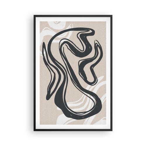 Affisch i svart ram - Mångfaldigt uttryck - 61x91 cm