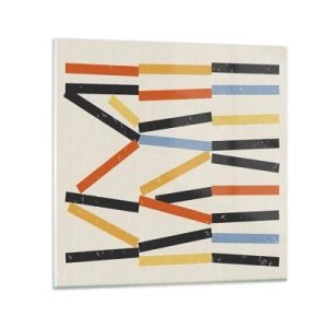 Glastavla - Bild på glas - Horisontell komposition - 70x70 cm