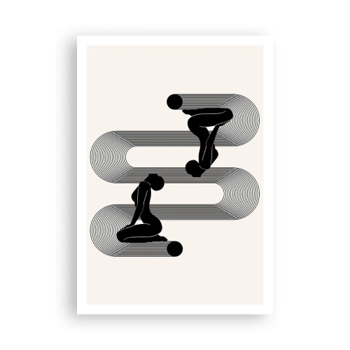 Affisch - Sensuell symmetri - 70x100 cm