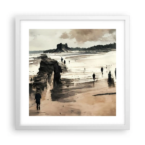 Affisch i vit ram - Framkallade - 40x40 cm