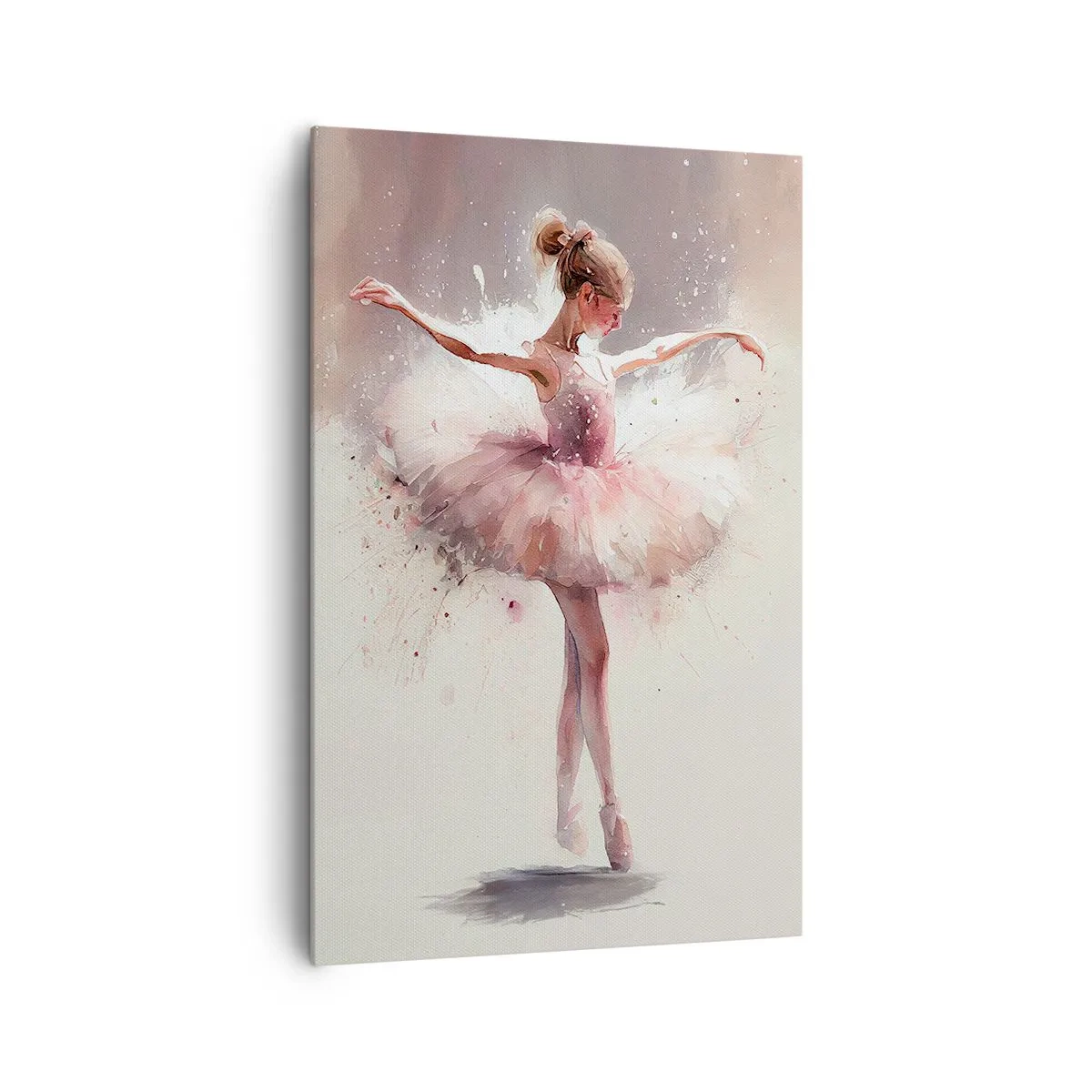 Canvastavla - Bild på duk - Som en ung fågel - 80x120 cm