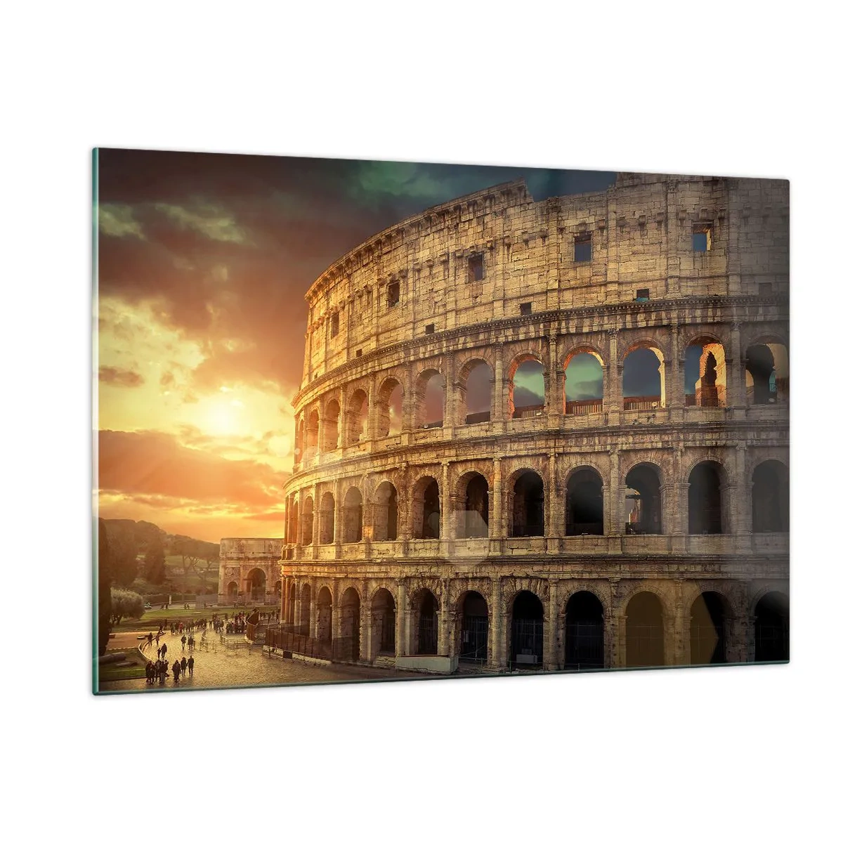 Glastavla - Bild på glas - Kolossalt intryck - 120x80 cm