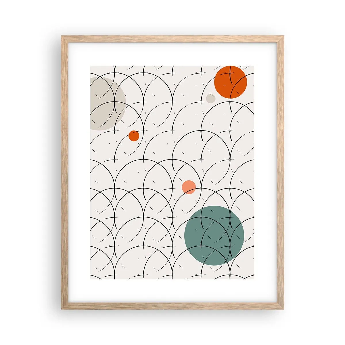 Affisch i ram av ljusek - I popkonstens anda - 40x50 cm