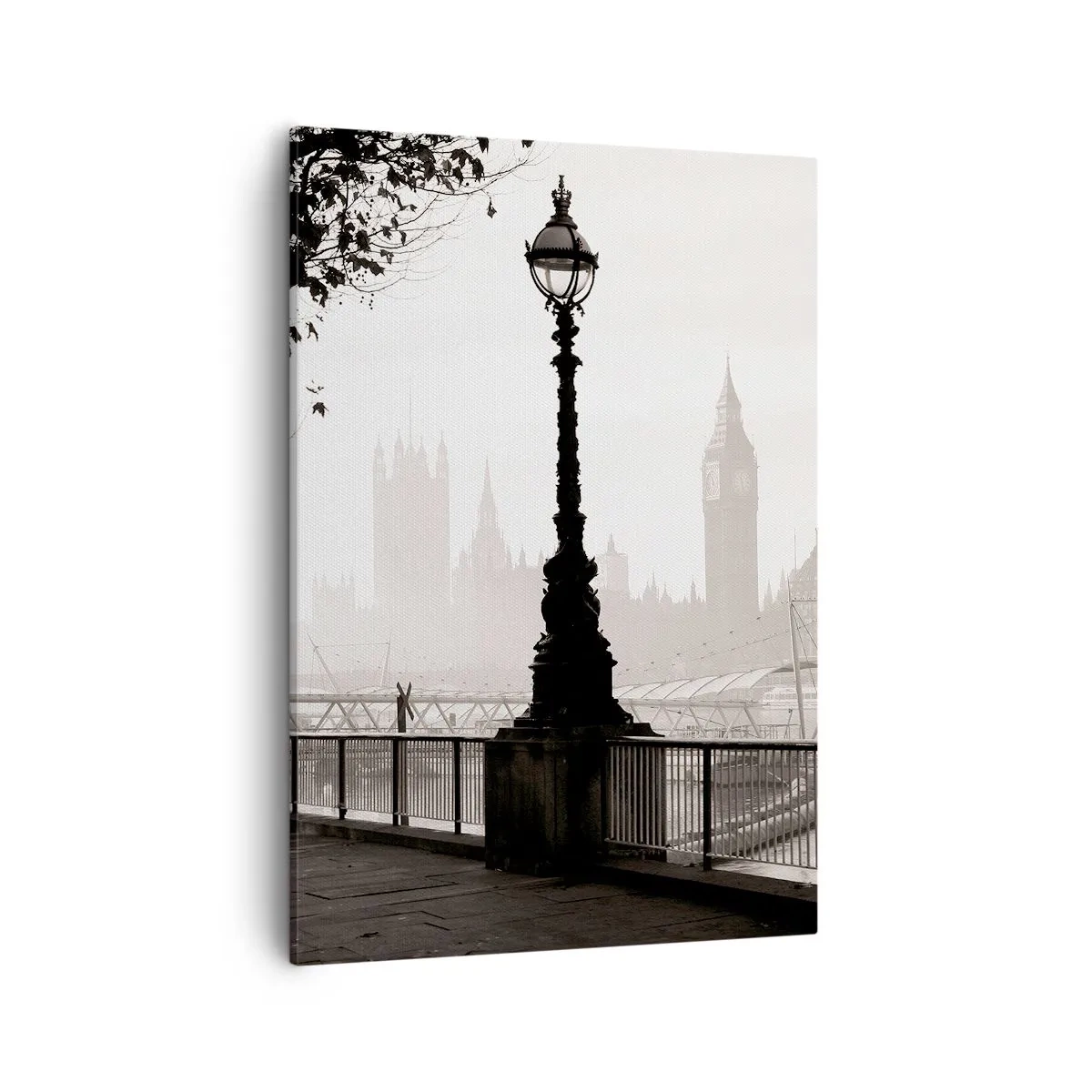 Canvastavla - Bild på duk - Morgon i London - 50x70 cm