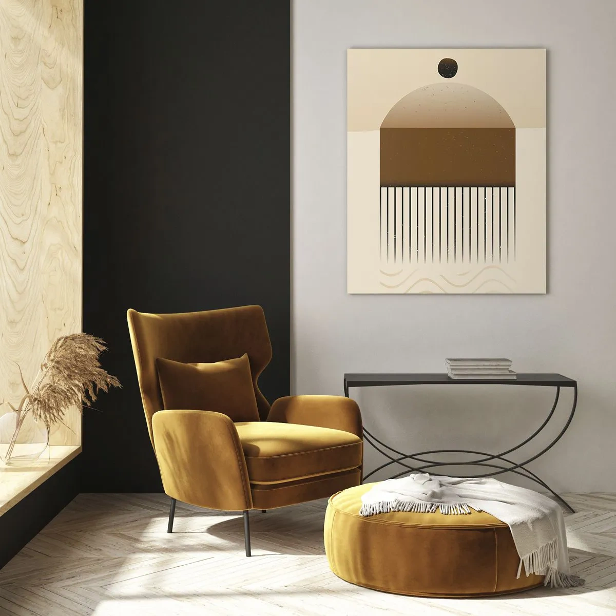 Glastavla - Bild på glas - Olika tillstånd - 80x120 cm