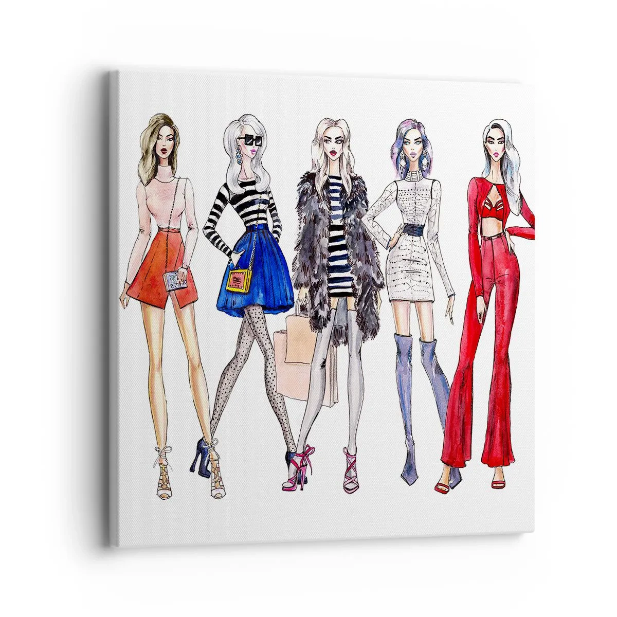Canvastavla - Bild på duk - Every week Fashion Week - 30x30 cm