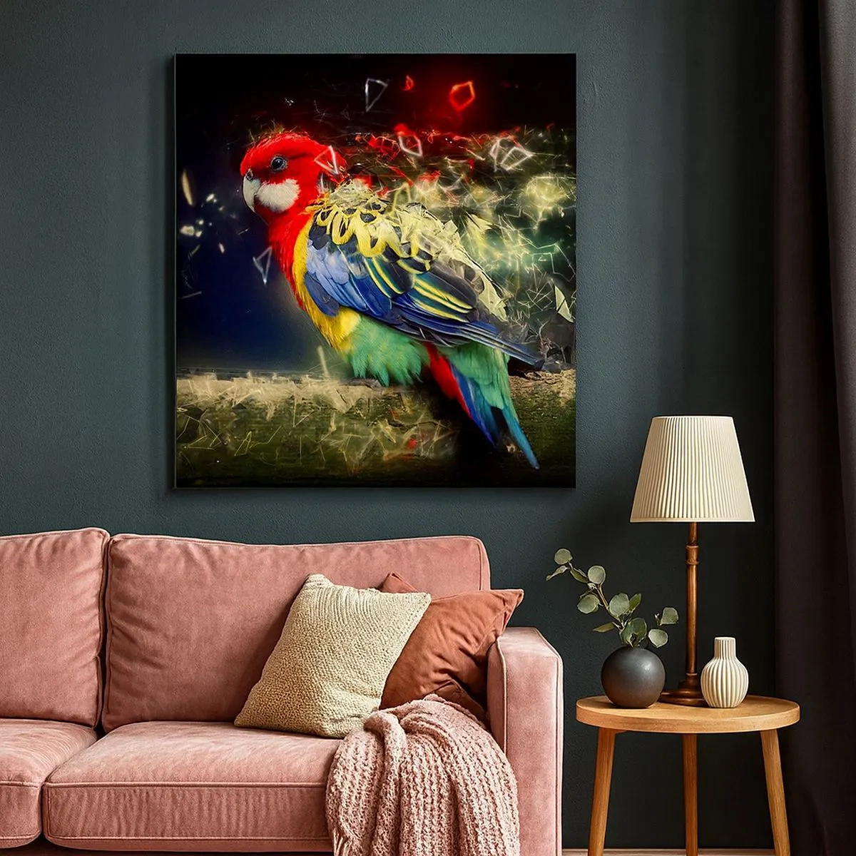 Canvastavla - Bild på duk - Skenets bud - 30x30 cm