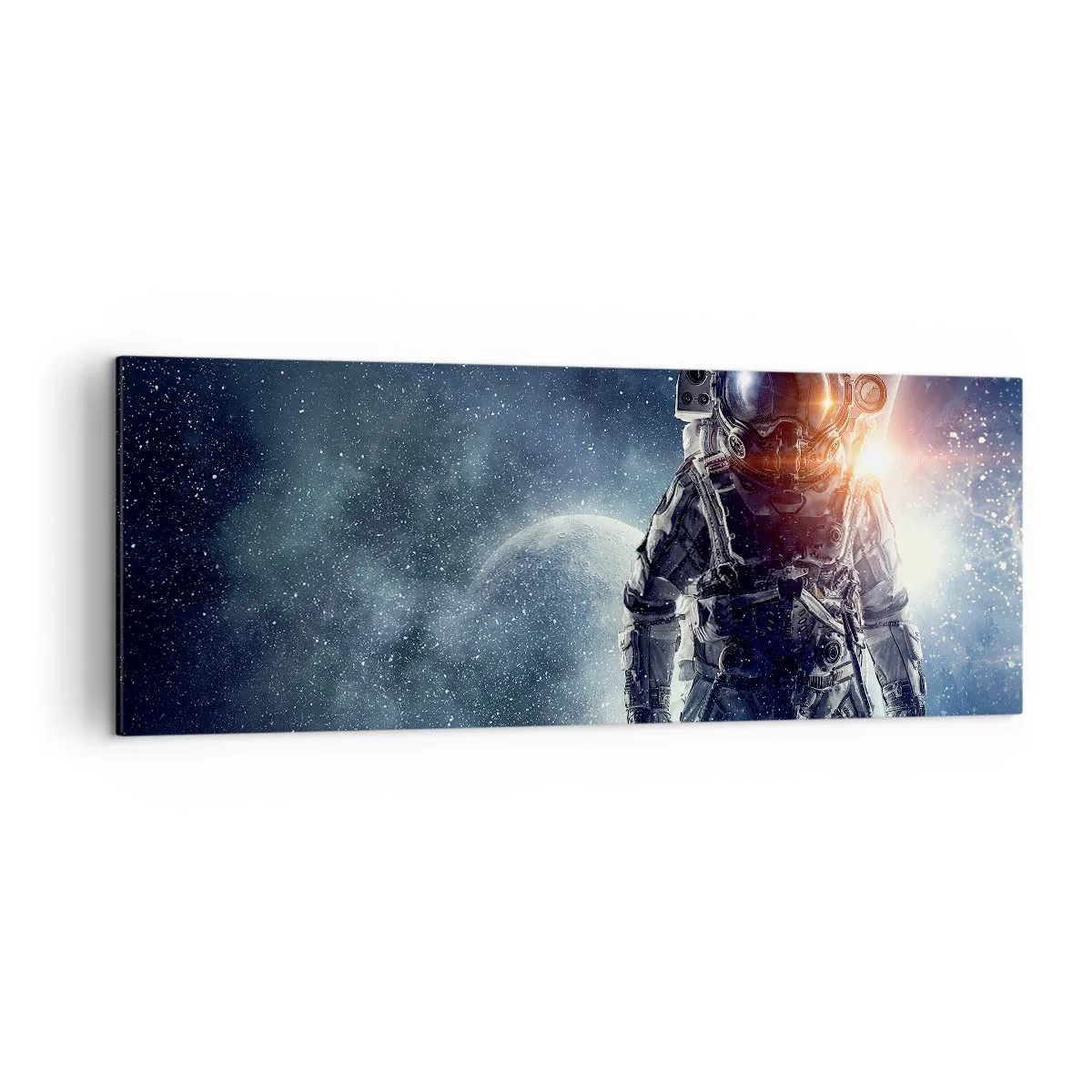 Canvastavla - Bild på duk - Äventyr i rymden - 140x50 cm