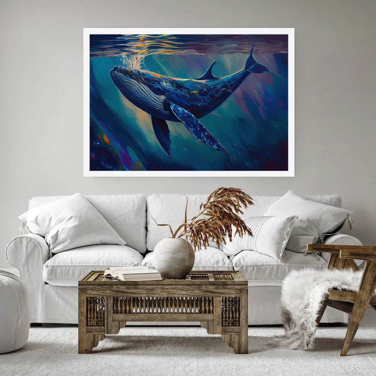 Affisch - Välkommen till min värld - 50x40 cm