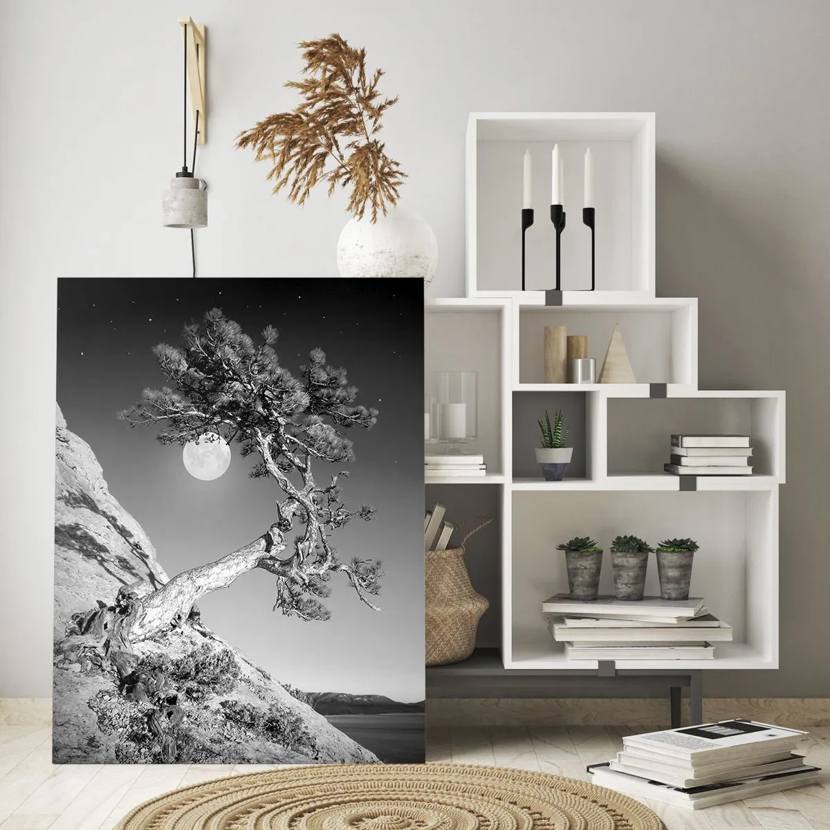 Glastavla - Bild på glas - Segerrik kämpe - 50x70 cm