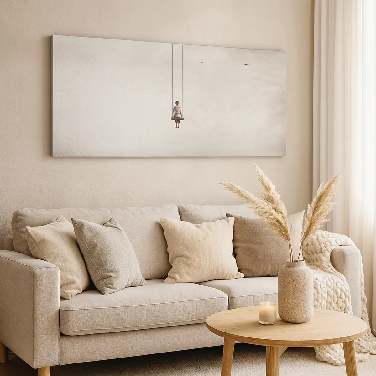 Canvastavla - Bild på duk - Barn i oss - 30x30 cm