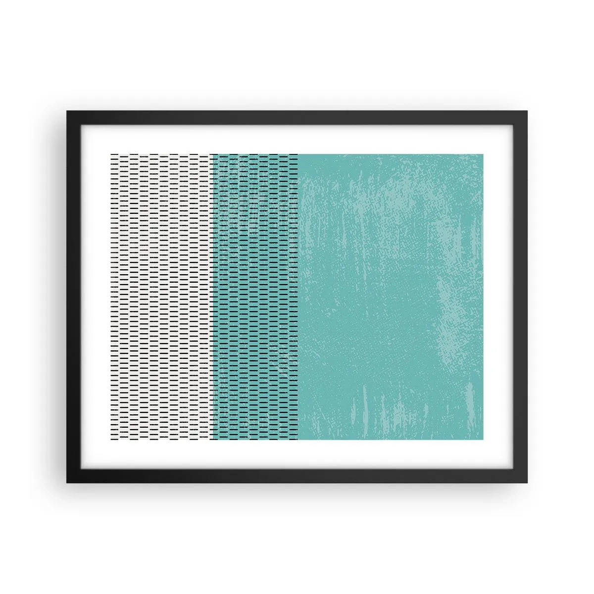 Affisch i svart ram - Balanserad komposition - 50x40 cm