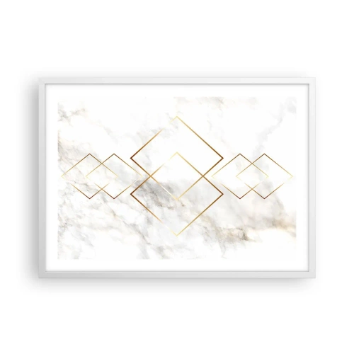 Affisch i vit ram - Utsikt över oändlighet - 70x50 cm