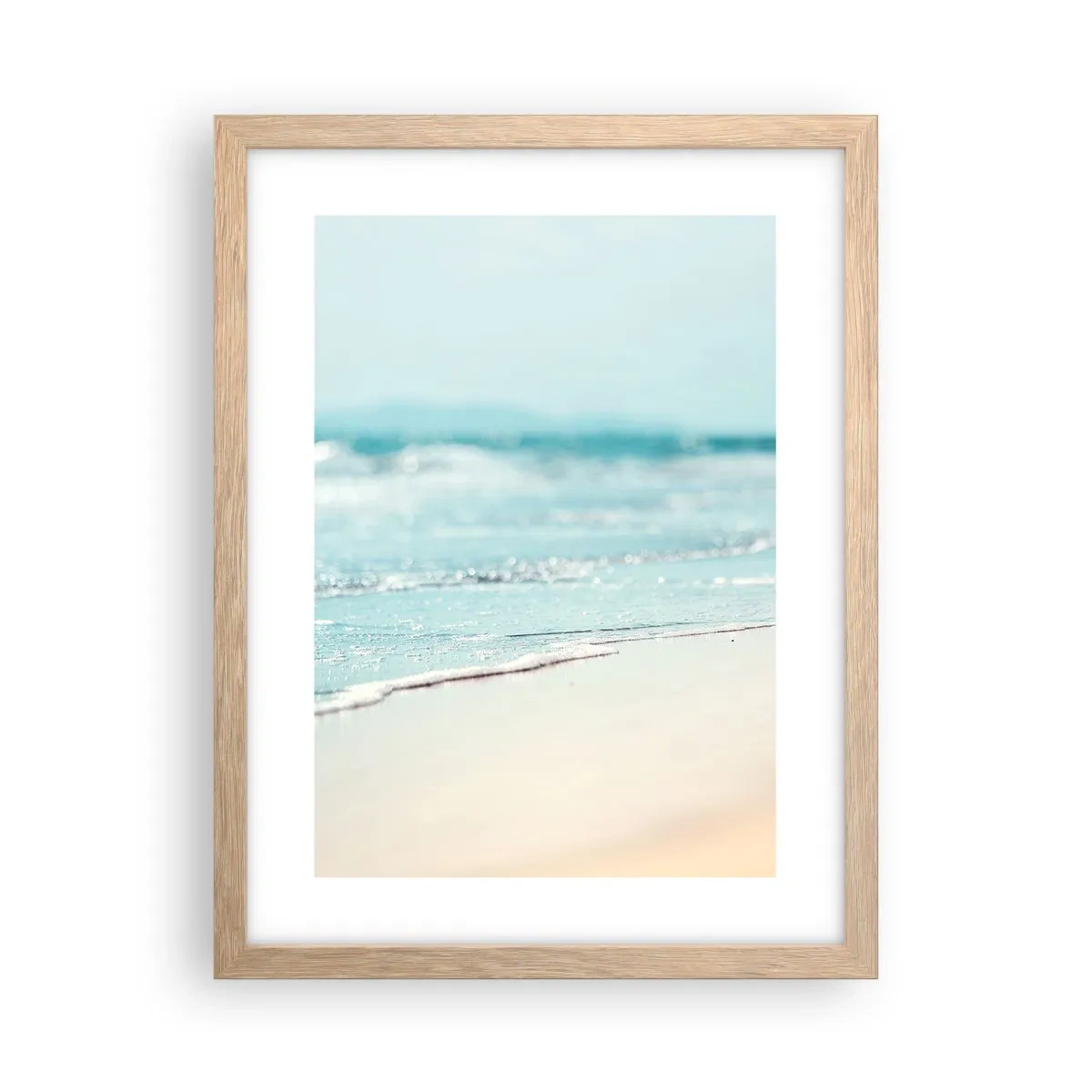 Affisch i ram av ljusek - Värme och brus - 30x40 cm