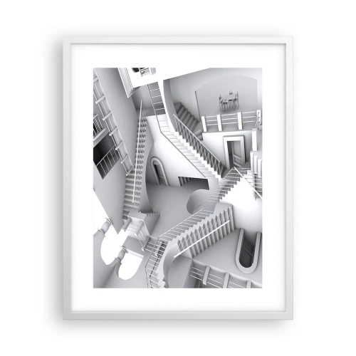 Affisch i vit ram - Rummets paradoxer - 40x50 cm