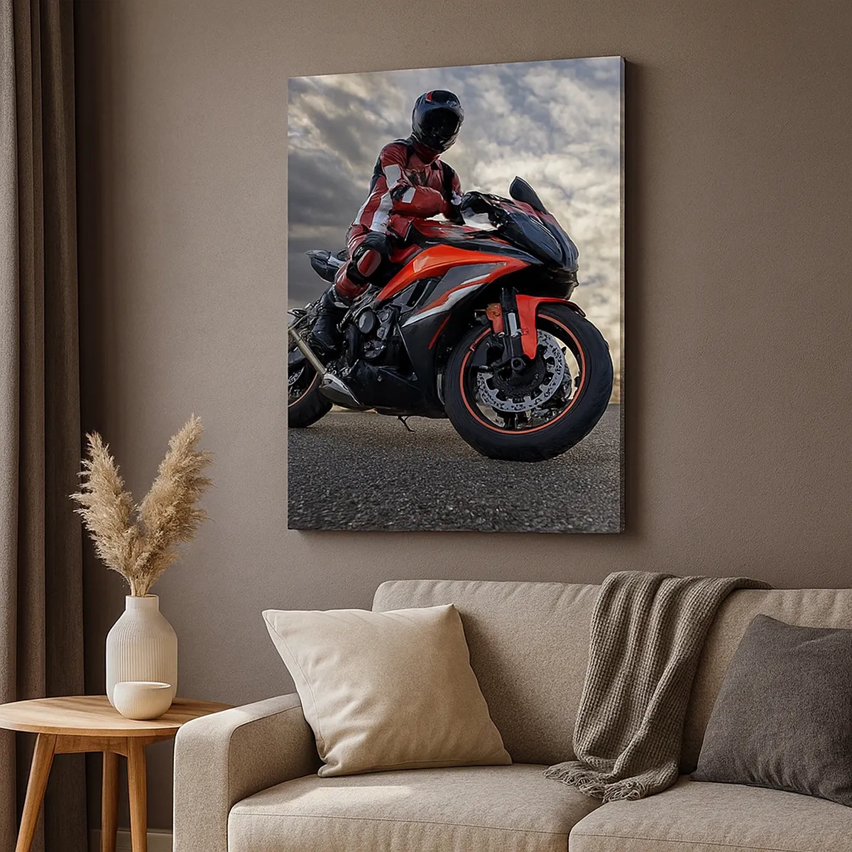 Canvastavla - Bild på duk - Tid för kroppen - 50x70 cm