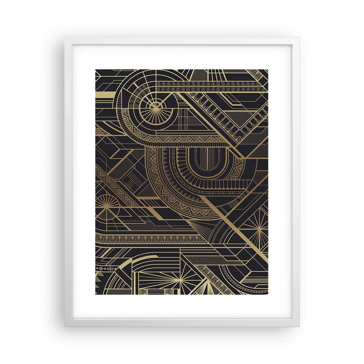 Affisch i vit ram - Koncept, idéer, planer - 40x50 cm