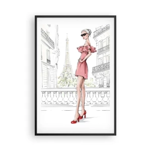 Affisch i svart ram - Modets konst - 61x91 cm