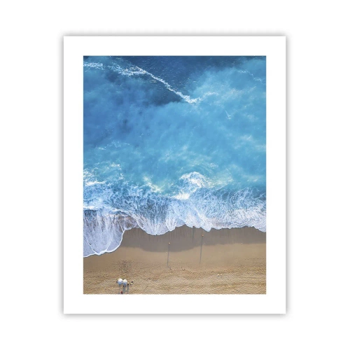 Affisch - Blå styrka - 40x50 cm