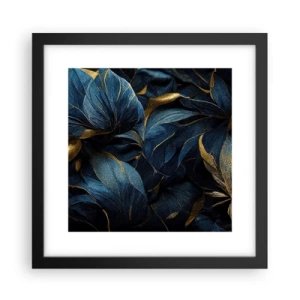 Affisch i svart ram - Fodrad med guld - 30x30 cm