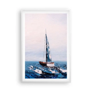 Affisch i vit ram - Vindens broderskap - 61x91 cm