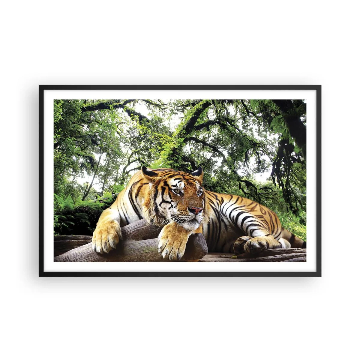 Affisch i svart ram - Med vänlig hälsning - 91x61 cm