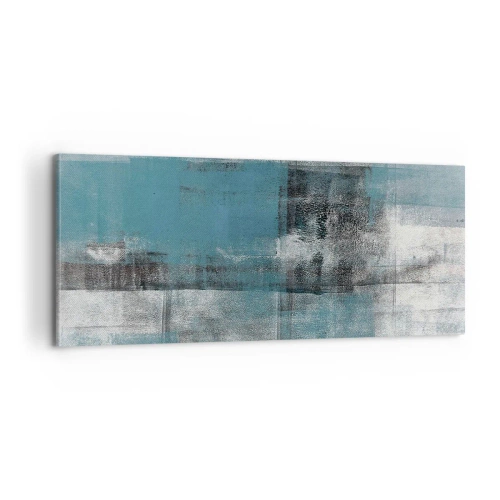 Canvastavla - Bild på duk - Vatten och luft - 100x40 cm
