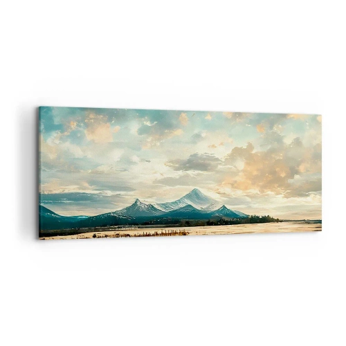 Canvastavla - Bild på duk - Under himlens skydd - 120x50 cm