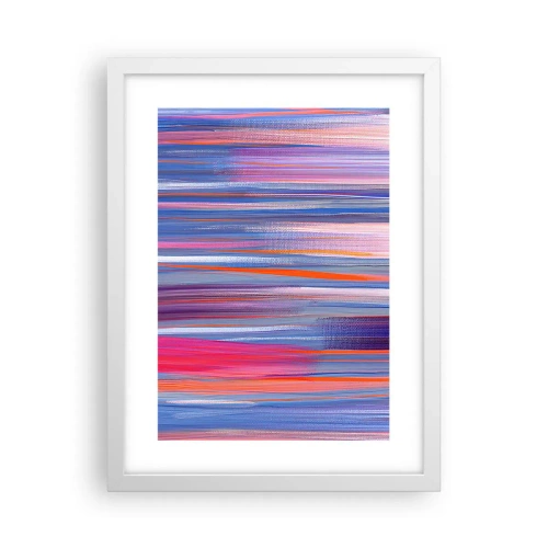 Affisch i vit ram - Uppstigning i regnbåge - 30x40 cm