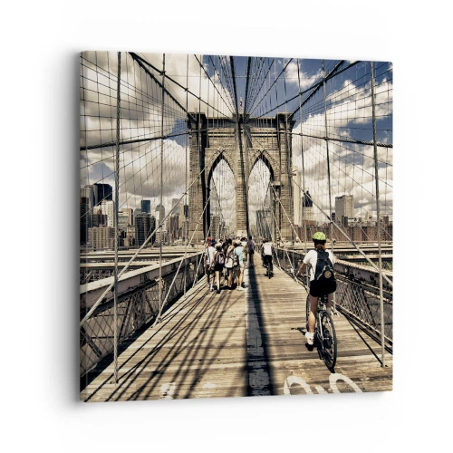 Canvastavla - Bild på duk - Direkt till stadens kärna - 30x30 cm