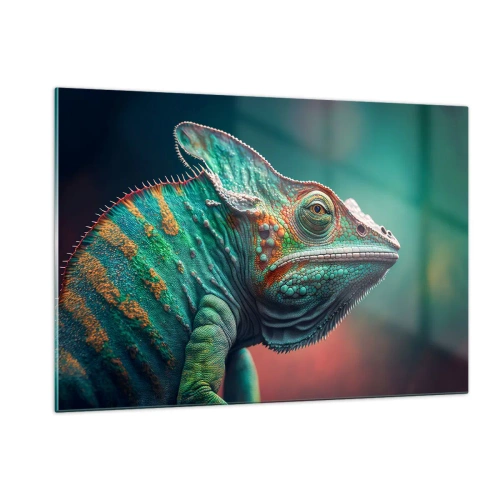 Glastavla - Bild på glas - Ser du mig? Inte bra… - 120x80 cm