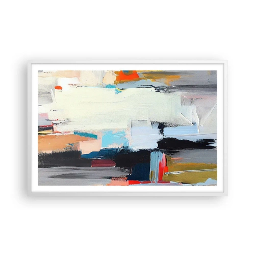 Affisch i vit ram - Finns det någon metod? - 91x61 cm