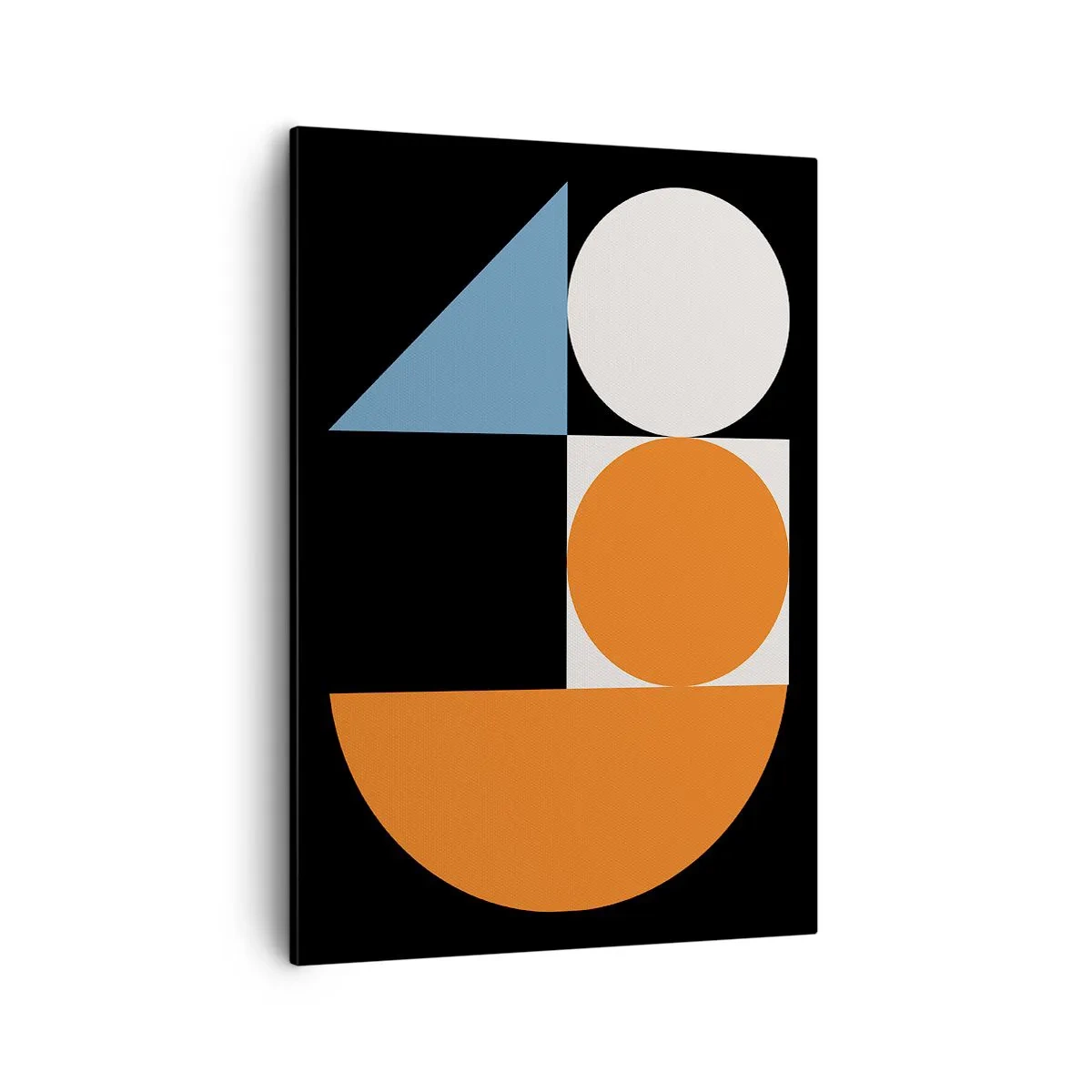 Canvastavla - Bild på duk - Geometriska figurer - 50x70 cm