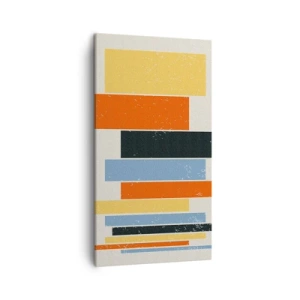 Canvastavla - Bild på duk - Inspelning av musik - 45x80 cm