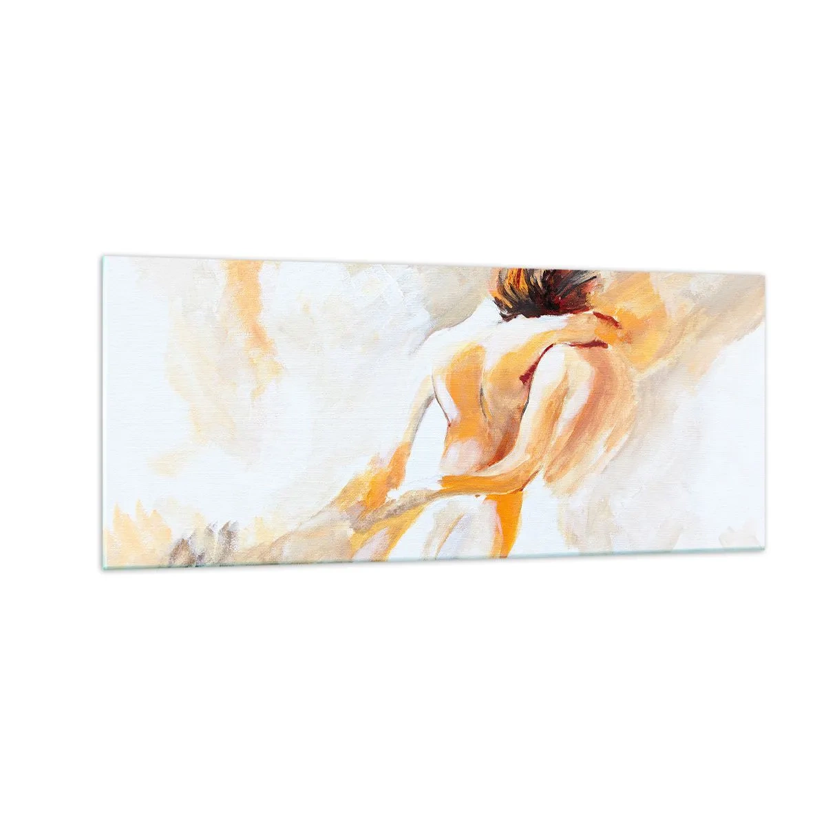 Glastavla - Bild på glas - I närhetens himmel - 100x40 cm