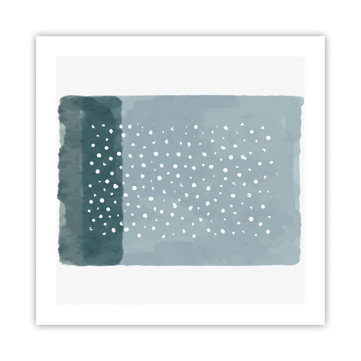 Affisch - Uppstådda ur det blåa - 50x50 cm