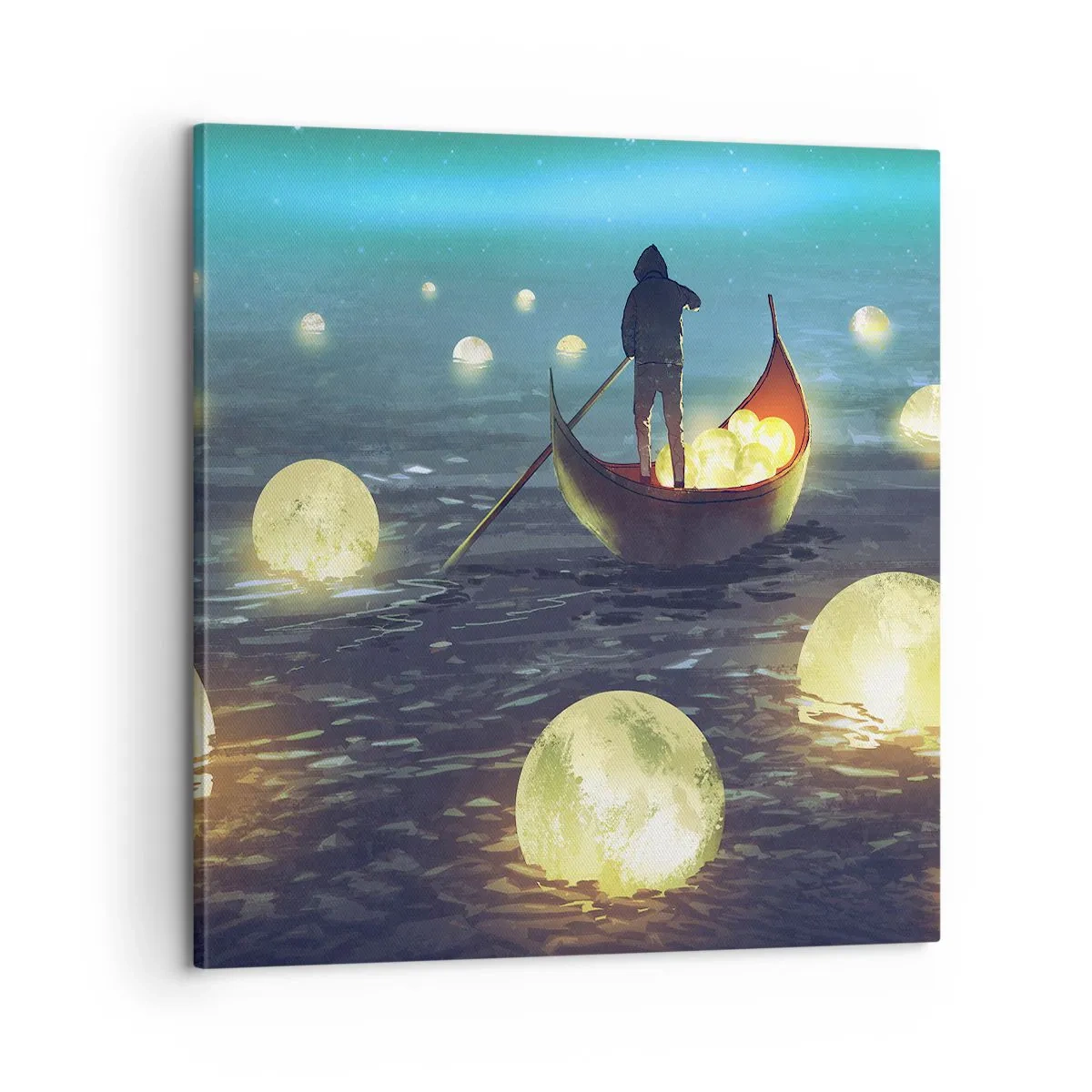 Canvastavla - Bild på duk - Saker som filosoferna inte drömt om - 60x60 cm